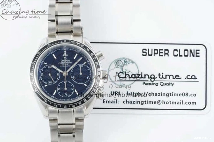 0320 Speedmaster Racing Master SS HKF Best Edition Black Dial on SS Bracelet A Versatile 7810